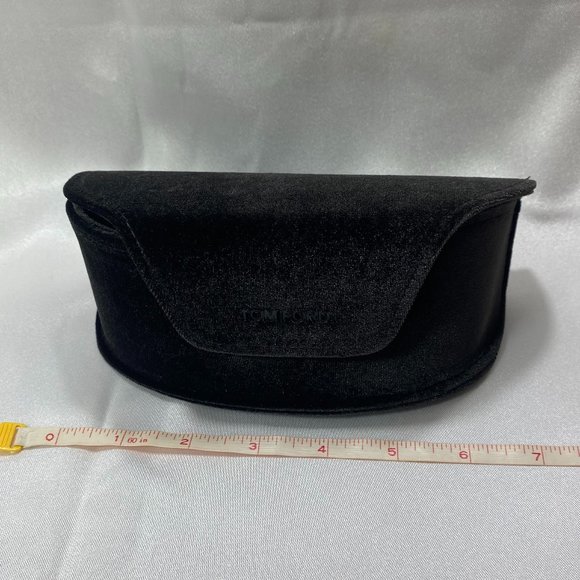 Tom Ford Sunglasses Case Set, Large Brown Velvet, Boxed, Brown Cloth, Auth Card main image 6